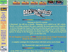 Tablet Screenshot of dacoproducts.com
